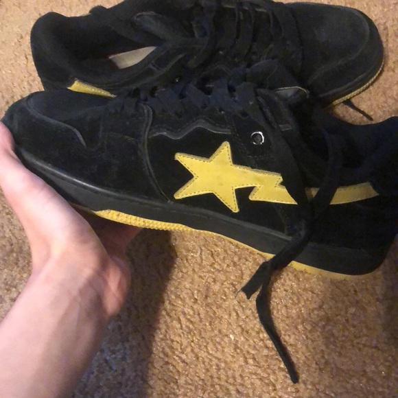 bape sk8 sta black electric yellow - Picture 2 of 6